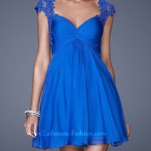 LaFemme mini dress. formal events